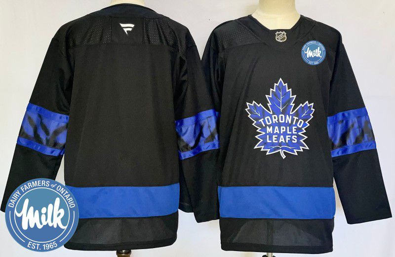 Men Toronto Maple Leafs Blank Black Fanatics 2025 NHL Jersey style 3->toronto maple leafs->NHL Jersey
